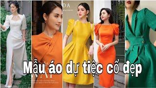 Thời trang dự tiệc cuối năm|Những mẫu váy cổ đẹp