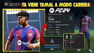 Ya Viene LAMINE YAMAL a Modo Carrera en FC 24 (SQUAD UPDATE)