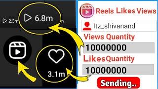 How to increase instagram reels view and likes 2024 | instagram reels par likes view kaise badhaye