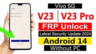 Vivo V23/ V23 Pro 5G Gmail Account Bypass (without pc) - Android 14 | LATEST UPDATE 2024
