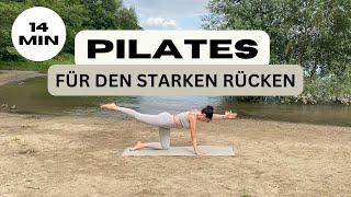 14MIN PILATES | FÜR EINEN STARKEN RÜCKEN / perfekt für alle, die Rückenschmerzen haben!