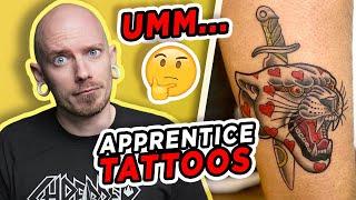 APPRENTICE TATTOOS #13 | Tattoo Critiques | Pony Lawson