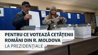 Pentru ce votează cetățenii români din R. Moldova la prezidențiale