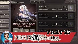 Nier Reincarnation Record Blood Oath's Edge Hard Mode