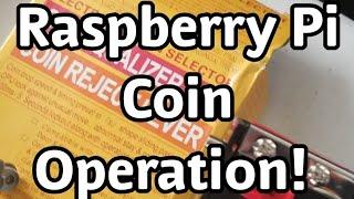 Raspberry Pi / Arduino GPIO Coin Op Operation Acceptor Jukebox, Arcade, IoT, Many Projects!