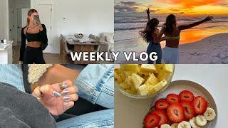 VLOG: week in my life (workouts, sunset, hauls, new furniture)