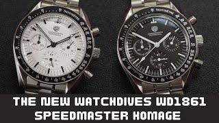 The Speedmaster homage we have been waiting for! Introducing the Watchdives WD1861!