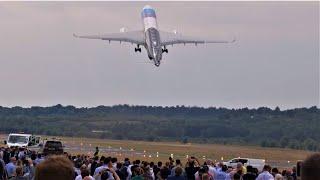 A350 vs 777X - Farnborough Airshow 2022 flying display