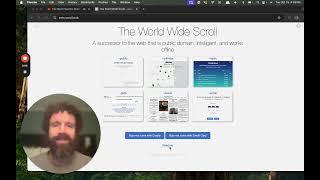The Scroll, a successor to the web that is public domain, intelligent, and works offline.