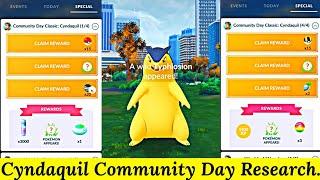 Cyndaquil Community Day Classic  1$ Special Research Rewards in Pokemon Go | Shiny Typhlosion