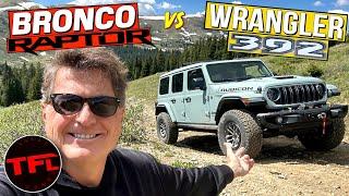 2024 Jeep Wrangler 392 vs Ford Bronco Raptor - After Off-Roading Both, This Is The One I Would Buy!