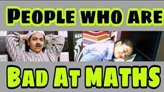 People who are Bad at Maths‍️ ||comedy || Suhani's World ||