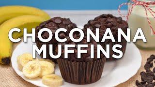 Double Chocolate Banana Muffins | Choconana Muffins