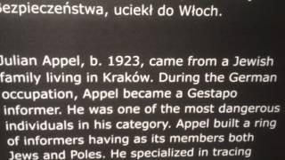Gestapo Informer Julian Appel Krakow