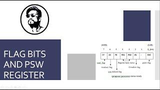 What are flag bits and PSW(program status word) register in 8051 with solved examples