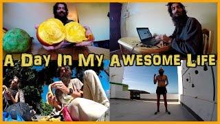 A DAY IN THE LIFE: EVERYTHING I EAT AND DO || FRUIT | TRAINING | REWARDING WORK