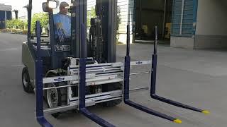 UN Forklift with Single-Double Pallet Handlers