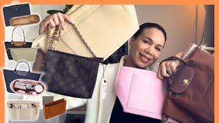 I TRIED AMAZON BAG ORGANIZERS for LONGCHAMP LE PLIAGE + LOUIS VUITTON TOILETRY 19 CONVERSION