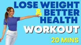 20 Minute Lose Weight Workout | Low Impact | No Jumping | Fat Burning and All Standing