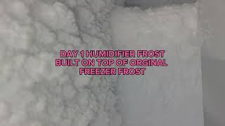 ORIGINAL FREEZER FROST BUILD MIXED WITH HUMIDIFIER FREEZER FROST BUILD FINAL VIEW ON 1ST VIDEO #asmr