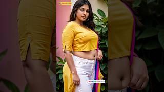 Plus-Size Indian Girl in Casual Outfit | Virtual Social Media Influencer | AI Model Look Book