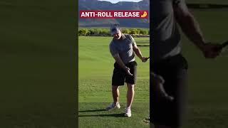 Perfect ANTI-ROLL Release For A Square Clubface!  #golf #shorts