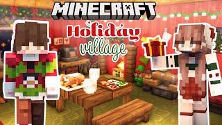 Building a Holiday Village with @frogcrafting  - Minecraft Survival Let's Play