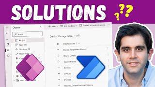 Solutions in Power Platform | ALM, Power Apps, flows & Environments