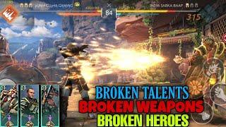 Broken Heroes Broken Weapons Broken Talents of Shadow Fight Arena