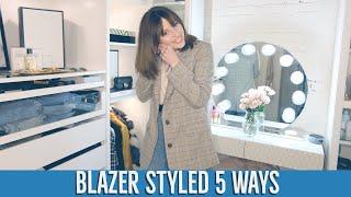 Blazer Styled 5 Ways