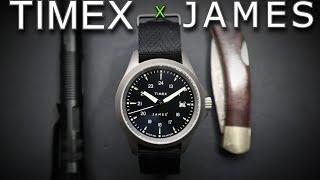 Hands on Timex x James Brand - ALMOST a Good Watch... Automatic Titanium Field Watch 200m WR