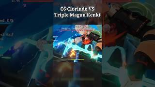 C6 Clorinde vs Triple Maguu Kenki #genshinimpact #genshin #shorts