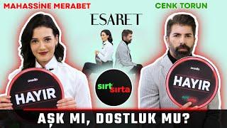 Mahassine Merabet ve Cenk Torun Sırt Sırta'da! Esaret Dizisi, Aşk