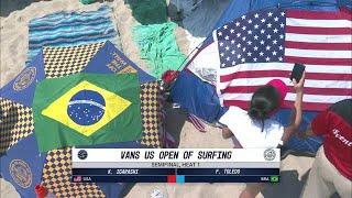 Kanoa Igarashi vs. Filipe Toledo - Semifinal, Heat 1- Vans US Open of Surfing: