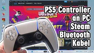 PS5 Controller mit PC verbinden Windows 11 und Steam - Sony Playstation 5 - Bluetooth Fix