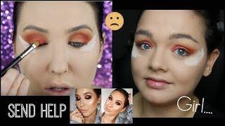 I Tried Following a Jaclyn Hill Makeup Tutorial! | Victoria Leigh