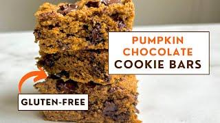 Gluten-Free Pumpkin Chocolate Cookie Bars Recipe You NEED to Try!