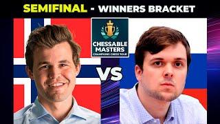  Winners Semifinals | Magnus Carlsen vs Vladimir Fedoseev | Chessable Masters 2024