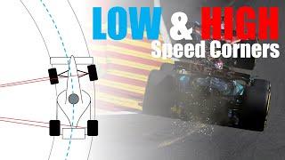 LOW vs. HIGH Speed Corner - What's the difference? (Aero Analysis)