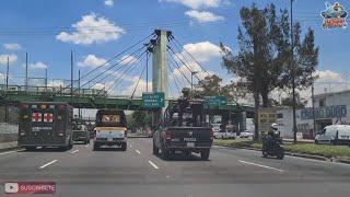 Avenida Zaragoza Ciudad de México cuando pasa alguien Importante mira la seguridad !!