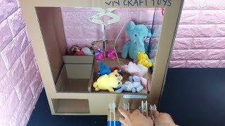 Hanmade: How to Make Hydraulic Powered Claw Machine from Cardboard