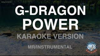 [짱가라오케/노래방] G-DRAGON-POWER (MR/Instrumental) [ZZang KARAOKE]