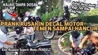 RUSAKIN MOTOR KAKANG SAMPAI HANCUR SEPERTI MOTOR PENDELZ , MINTA GANTI RUGI 700 RIBU