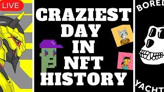 THE CRAZIEST DAY IN NFT HISTORY, 0N1 Force, VISA x CryptoPunks, NightKids, NEW NFT PROJECTS