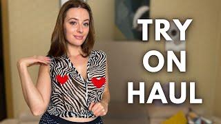 Sheer Beachwear Try-On Haul | 4K Summer Trends 2024