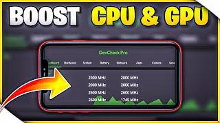 Boost CPU & GPU For Gaming | Overclock Clock Speed | NO ROOT - Must Watch!