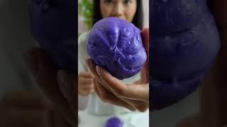 Trying Purple Steamed Buns