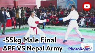 55KG MALE FINAL |Bijay Shrestha ( APF ) VS Rakesh Lama ( NEPAL ARMY ) | 9th National Game Pokhara 