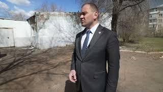 Сергей Салмин глава г.Оренбурга На Ул.Рокоссовского строится новая школа.