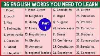 Learn English Vocabulary | English To Somali  Part:1